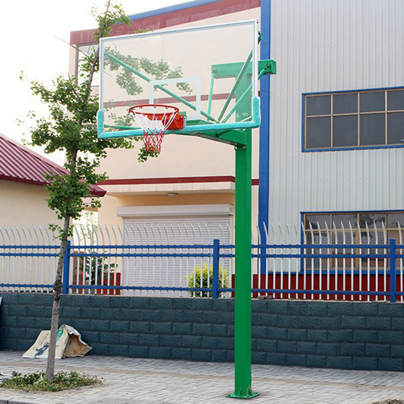 Outdoors Fixed Grand Standard Basketball Stand Rack
