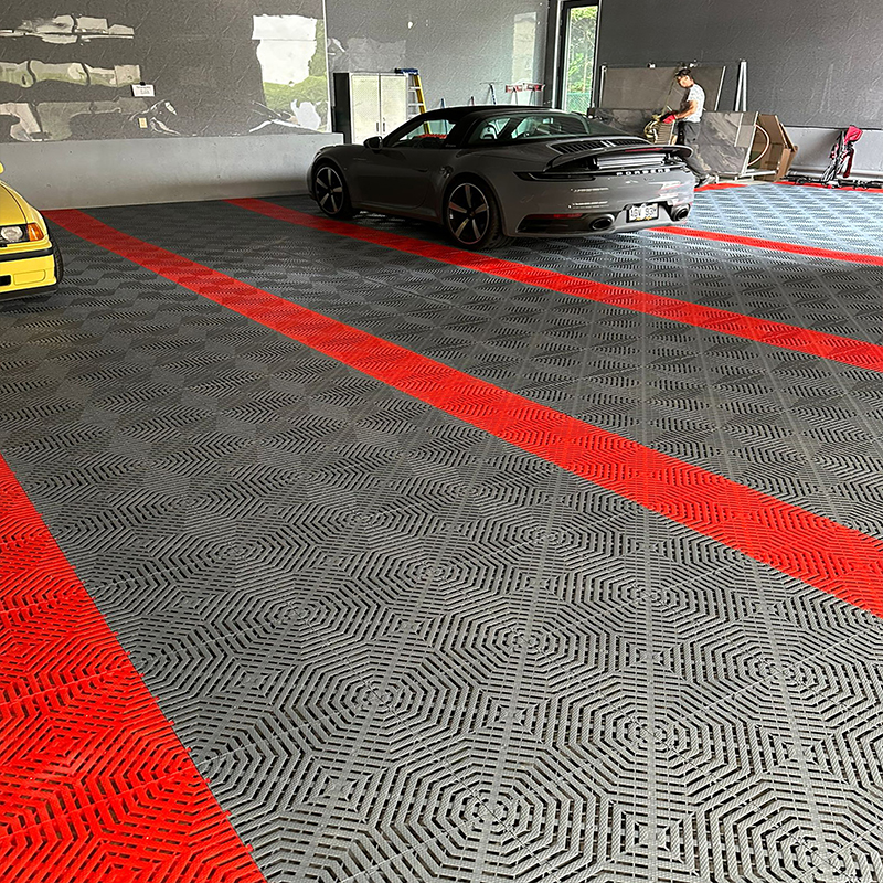 Garage Interlocking Flooring-2.0 Dragon Pattern