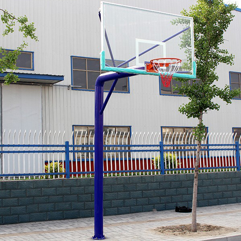 Outdoors Fixed Grand Standard Basketball Stand Rack