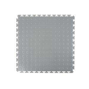 PVC Garage Interlocking Flooring- Round Coin Pattern