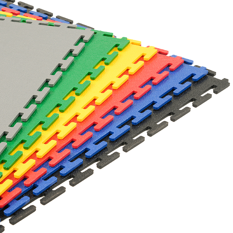 PVC Garage Interlocking Flooring- Orange Peel Pattern